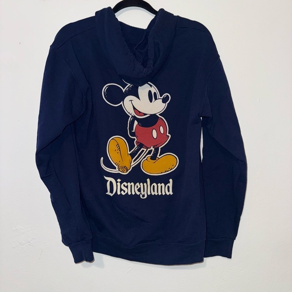 Navy Blue Zip Up Hoodie - Picture 2 of 3